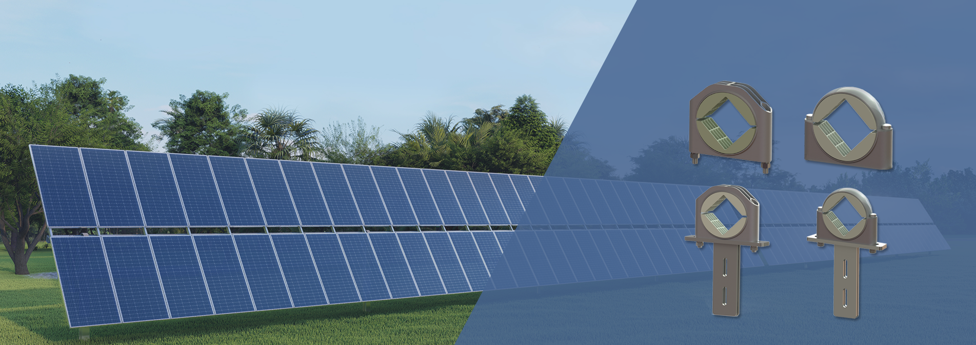 Aluminum bearings for PV tracking systems